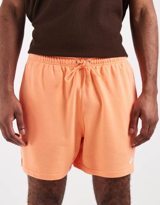 Nike – Club – Svarta shorts i fransk frotté, 4 av 5