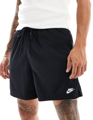 Nike – Club – Svarta shorts i mesh - view 1