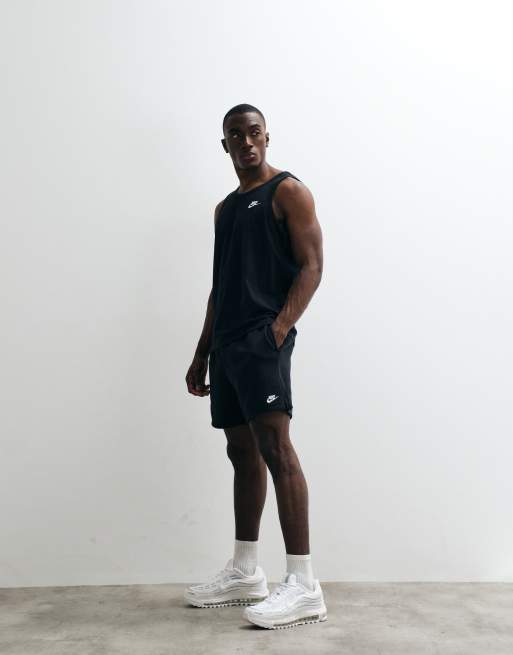 Nike – Club – Svarta, stickade shorts, 2 av 5