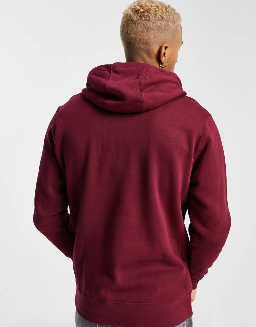 Pull nike rouge online bordeaux