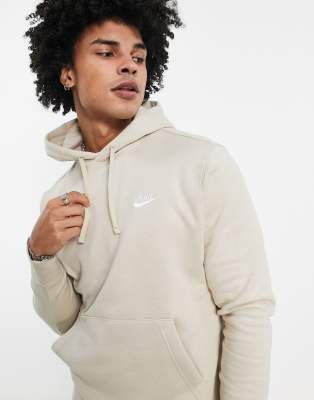 nike club beige hoodie