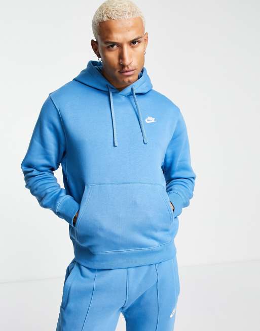 Nike pull bleu hot sale