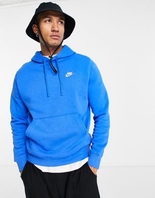 Homme Nike - Club - Sweat à capuche - Bleu
