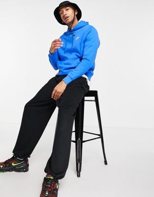 Homme Nike - Club - Sweat à capuche - Bleu