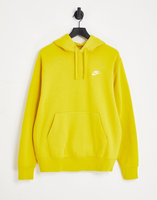 Nike Club Sweat capuche en polaire Jaune soufre