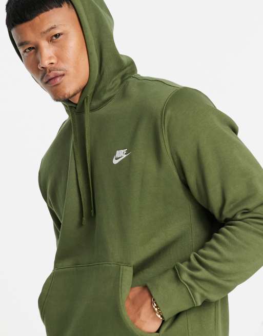 Nike - Club - Sweat à capuche en polaire - Kaki | ASOS