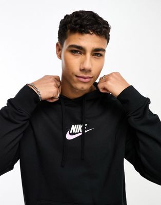 Nike Club fleece hoodie in black - ASOS Price Checker