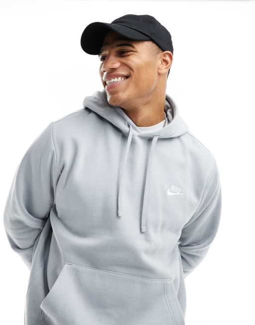 Nike - Club - sweat à capuche - Gris  