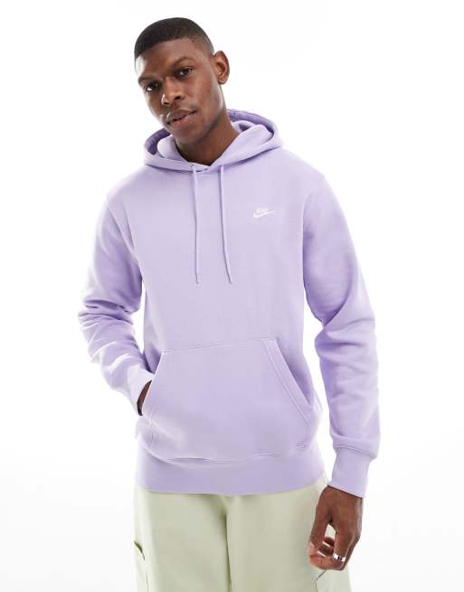 Nike - Club - Sweat à capuche - Lilas