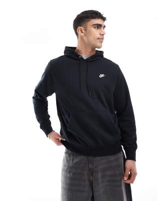 Nike - Club - sweat à capuche - Noir