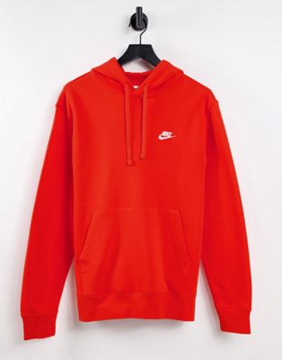 Nike Club - Sweat à capuche - Orange | ASOS