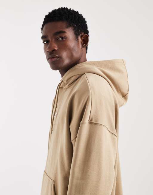 Nike - Club - Sweat à capuche oversize en tissu éponge - Beige, 4 de 5