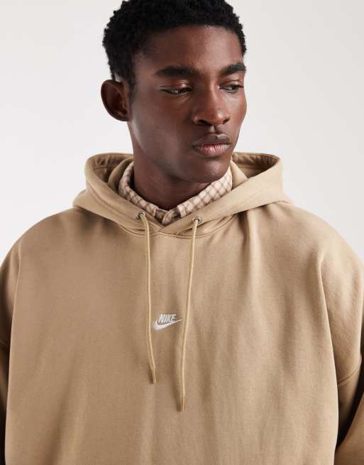 Nike - Club - Sweat à capuche oversize en tissu éponge - Beige, 5 de 5