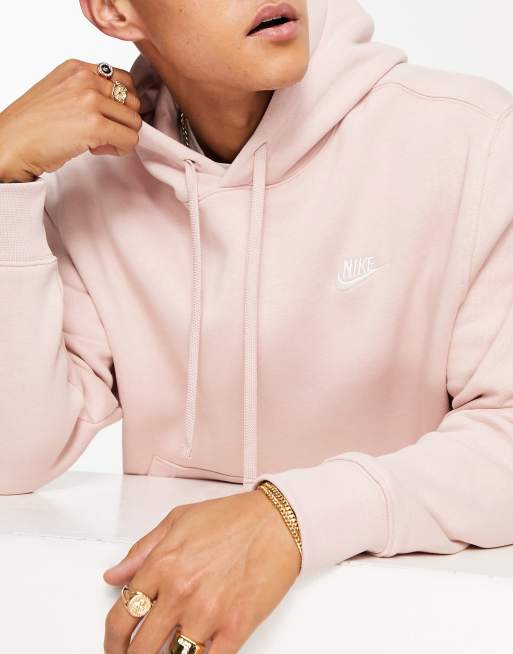 club hoodie sweat à capuche zippé rose