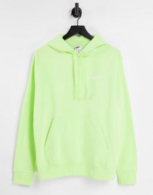 Homme Nike Club - Sweat à capuche - Vert citron