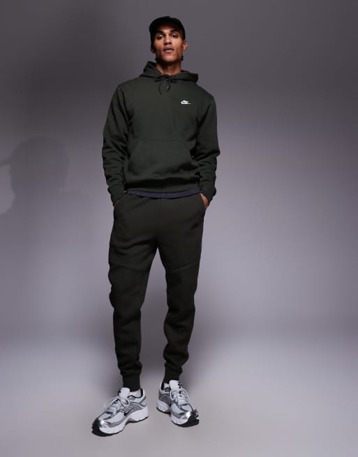Nike - Club - Sweat à capuche - Vert foncé, 2 de 5