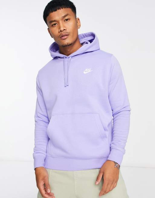 Nike - Club - Sweat à capuche - Violet clair