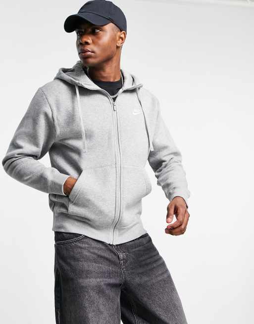 Sweat zippé nike gris new arrivals