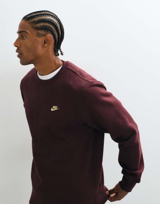 Nike - Club - Sweat - Bordeaux, 4 de 5