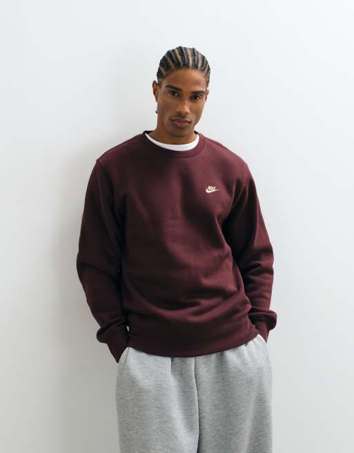 Nike - Club - Sweat - Bordeaux, 5 de 5