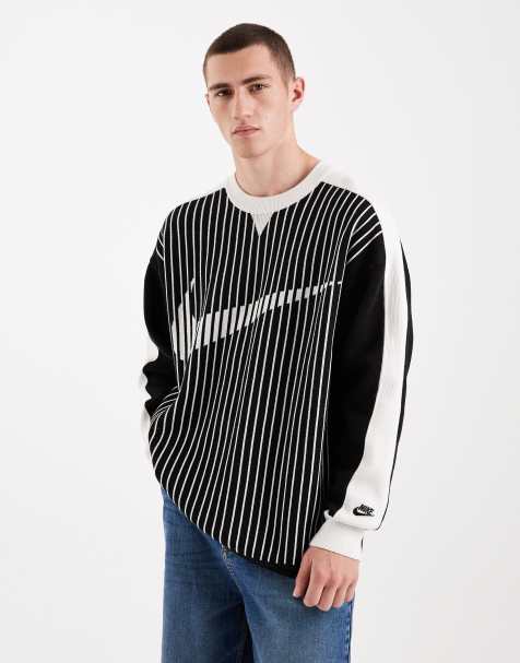 Nike - Club - Sweat en maille à manches longues - Noir et noir - view 1