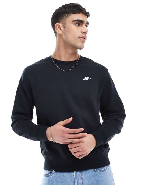 Nike - Club - Sweat en tissu éponge - Noir - view 1