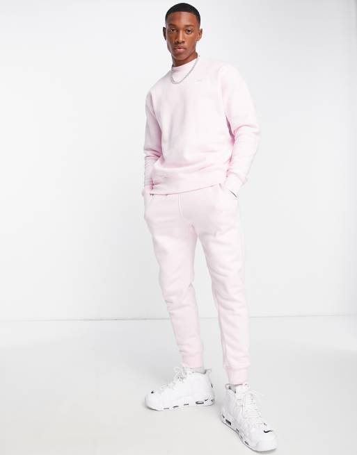 Pink mens nike outlet sweatsuit