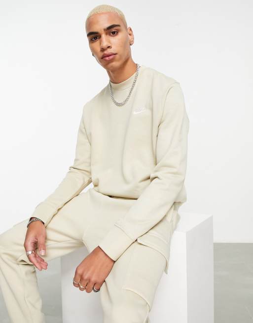 Nike Club sweat in rattan | ASOS