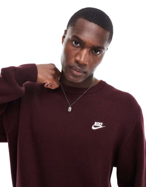 Sweat nike homme bordeaux on sale