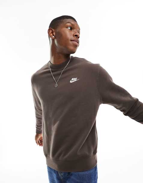 Nike - Club - Sweat ras de cou unisexe - Marron - view 1