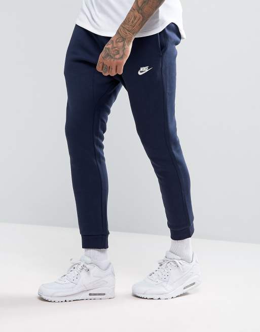 Nike Club straight leg sweatpants in navy