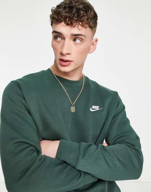 Men's nike outlet green sweatshirt