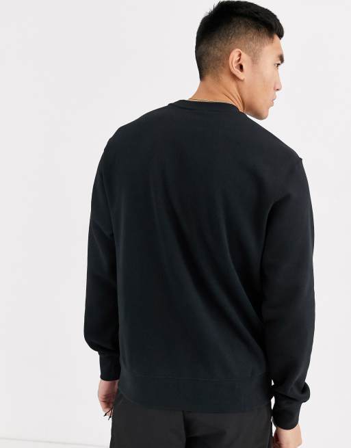 Nike Club unisex crew sweatshirt in black