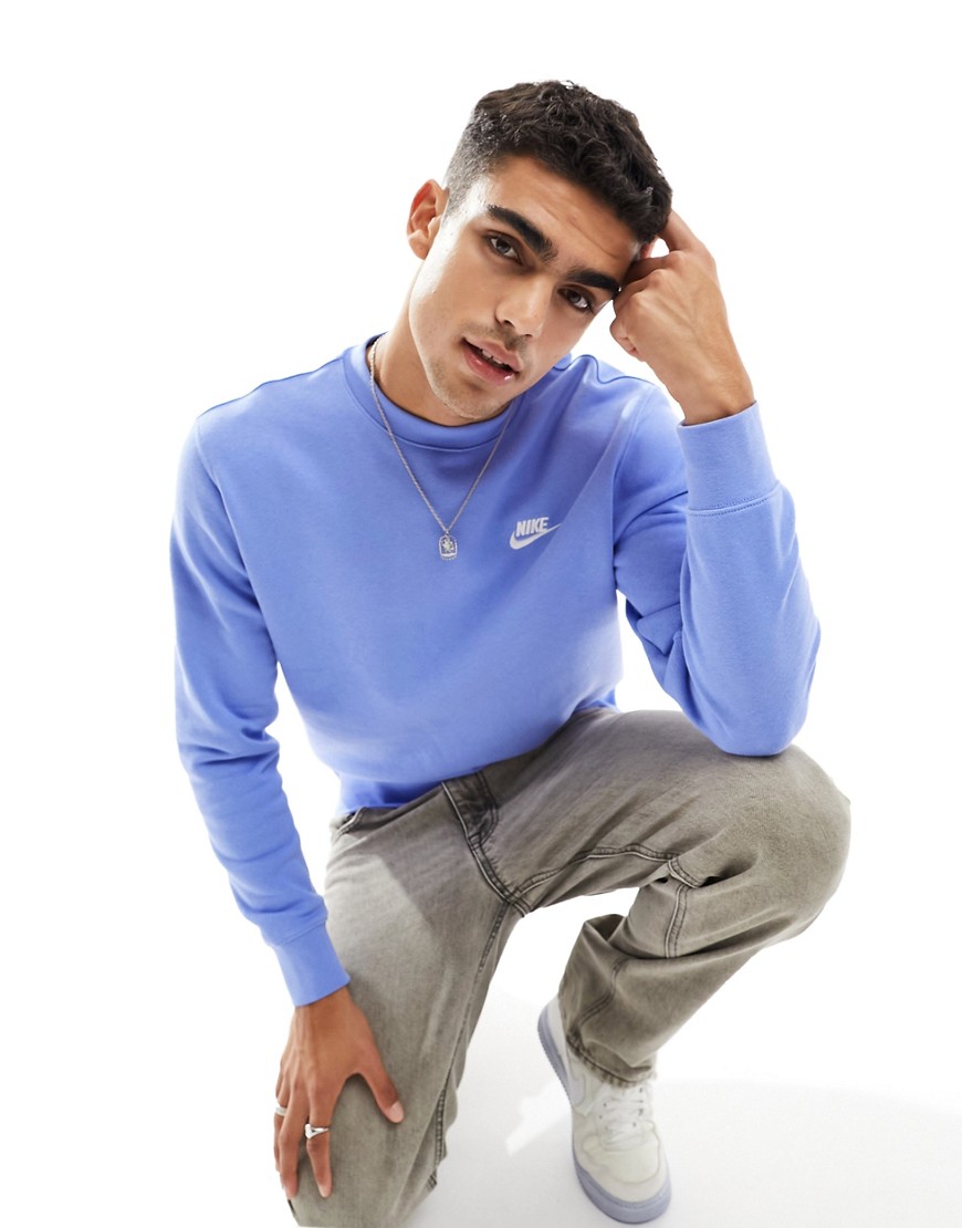 Nike Club sweatshirt in blue