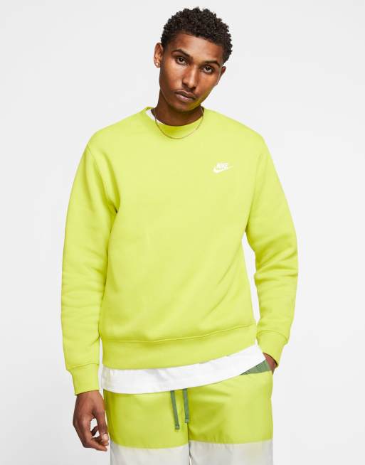 Yellow discount green sweatshirt