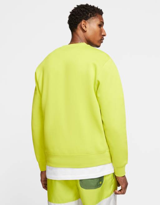 Nike bright cactus sweatshirt new arrivals