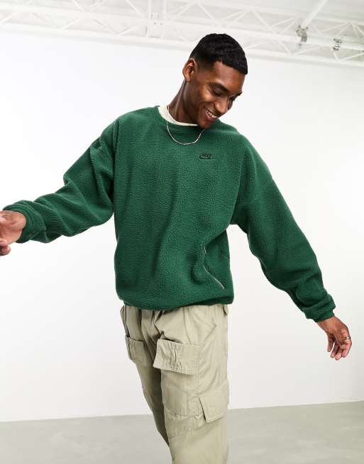 Dark green nike crewneck sweatshirt new arrivals