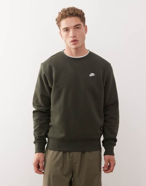 Nike Club sweatshirt in dark green - view 1