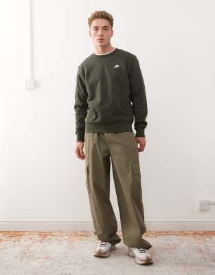 Nike Club Sweatshirt In Green