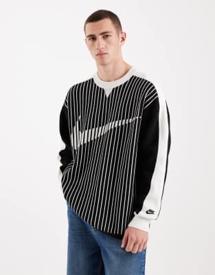 Nike Jersey Sweater In Black