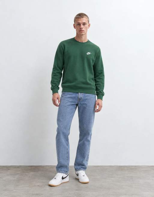 Nike Club sweatshirt in green, 6 of 9