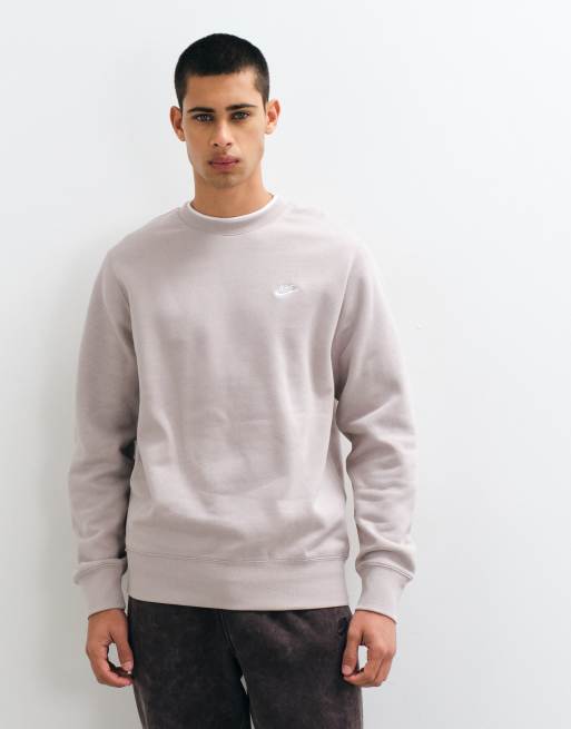 Nike Club sweatshirt in light brown, 4 of 10