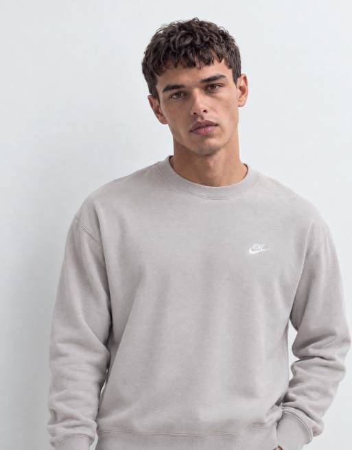 Nike Club sweatshirt in light brown, 6 of 10