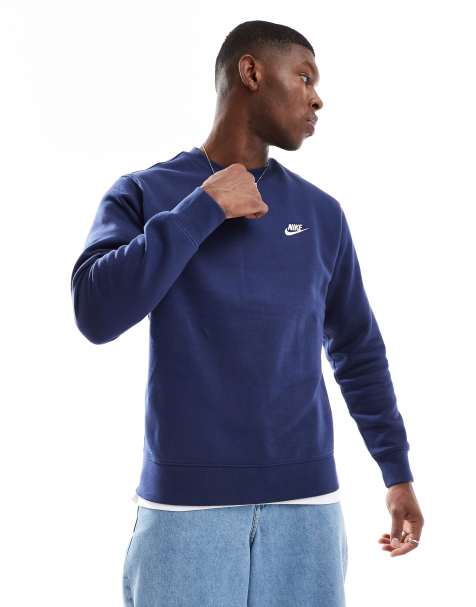 Nike Club sweatshirt in navy - view 1