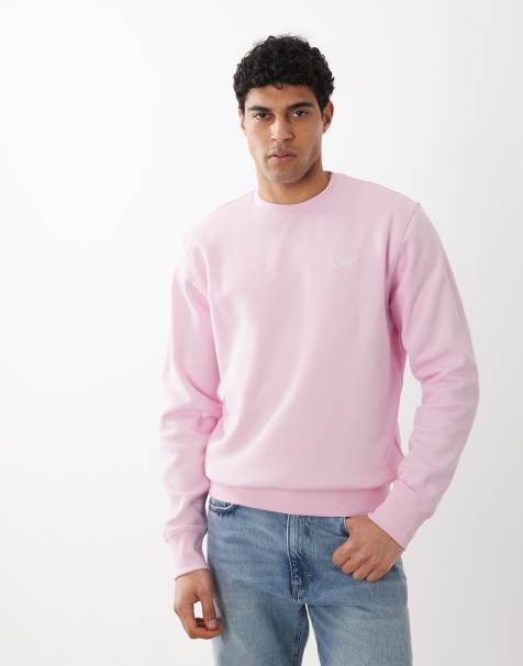 Nike - Club - Sweatshirt in roze - view 1