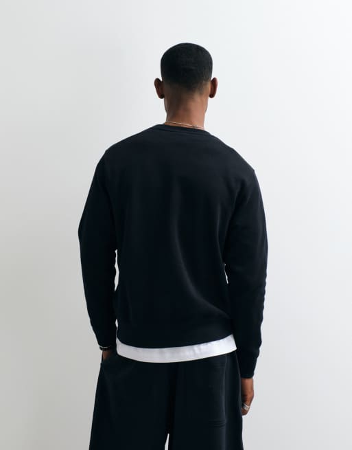 Nike – Club – Sweatshirt in Schwarz, 3 von 5