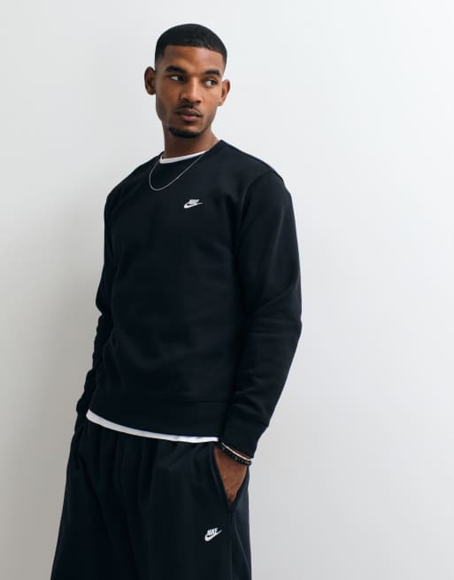 Nike – Club – Sweatshirt in Schwarz, 5 von 5