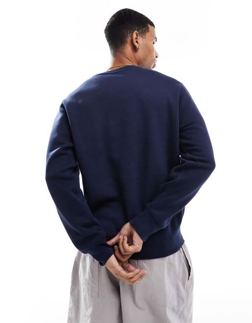 Nike - Club - Sweatshirt met ronde hals in marineblauw, 4 van 4