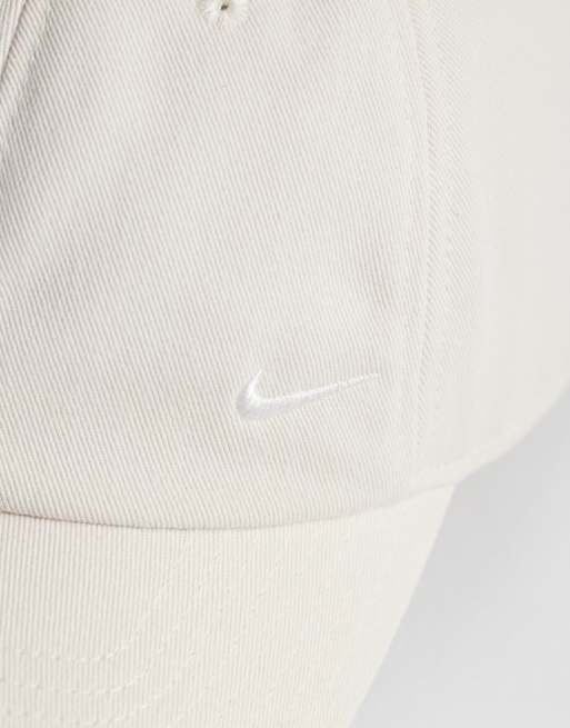 Nike Club Swoosh cap in beige , 3 of 3