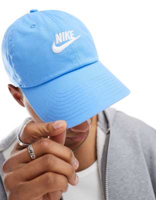 Nike Nike Club swoosh cap in light blue